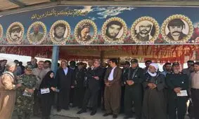 بهره‌برداری از یادمان شهدای عملیات والفجر ۴ در مریوان به روایت تصویر