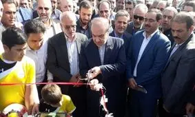 ورزشگاه ۵ هزار نفری شهدای ورامین افتتاح شد/کلنگ زنی ورزشگاه پیشوا