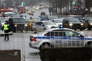 برخورد خودرو با عابران پیاده در مسکو