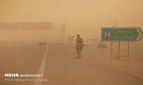 وزش باد شدید در سیستان و بلوچستان/ احتمال اختلال در تردد جاده ای