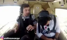 دوربین مخفی/ وقتی خلبان بیهوش میشه!