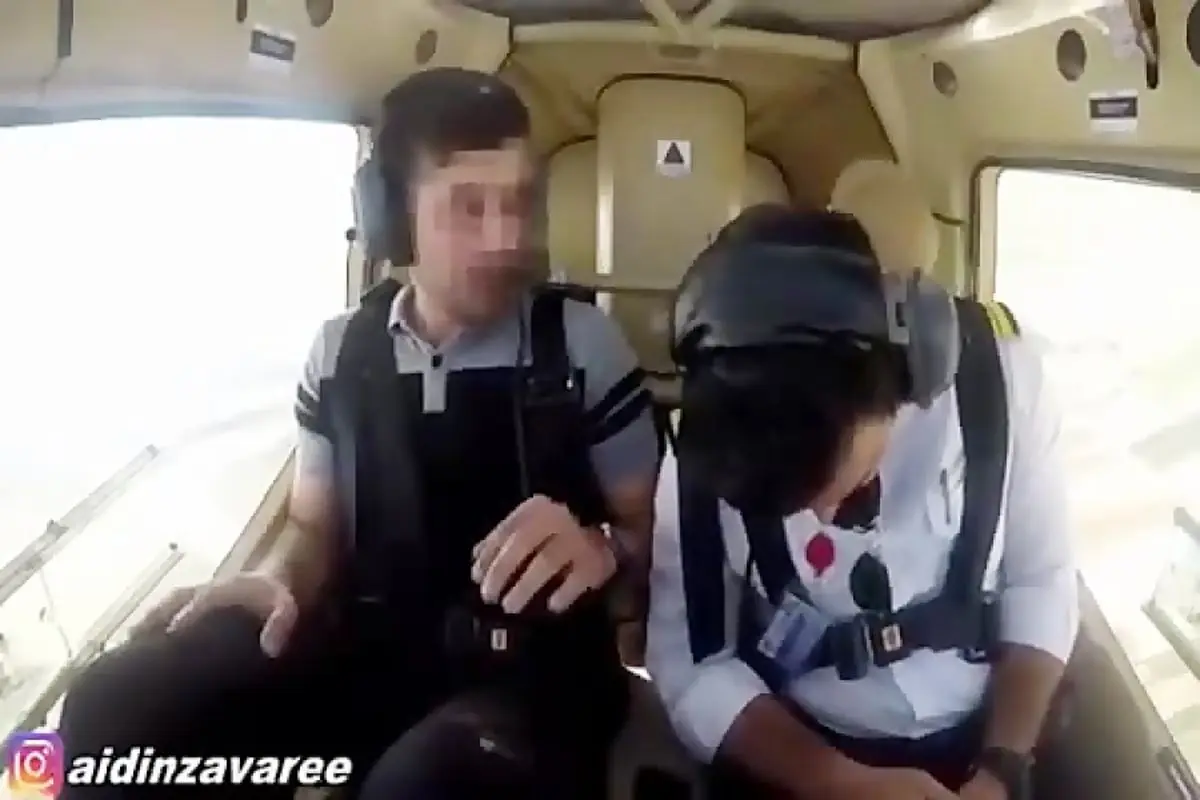 دوربین مخفی/ وقتی خلبان بیهوش میشه!