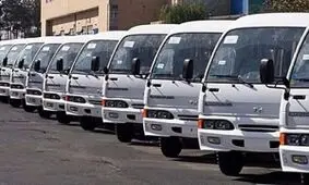 فیلم: کشف ۸۰۰ دستگاه کامیونت و مینی بوس احتکار شده