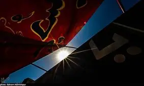 رنگ عزا بر تن دارالارشاد به روایت تصویر