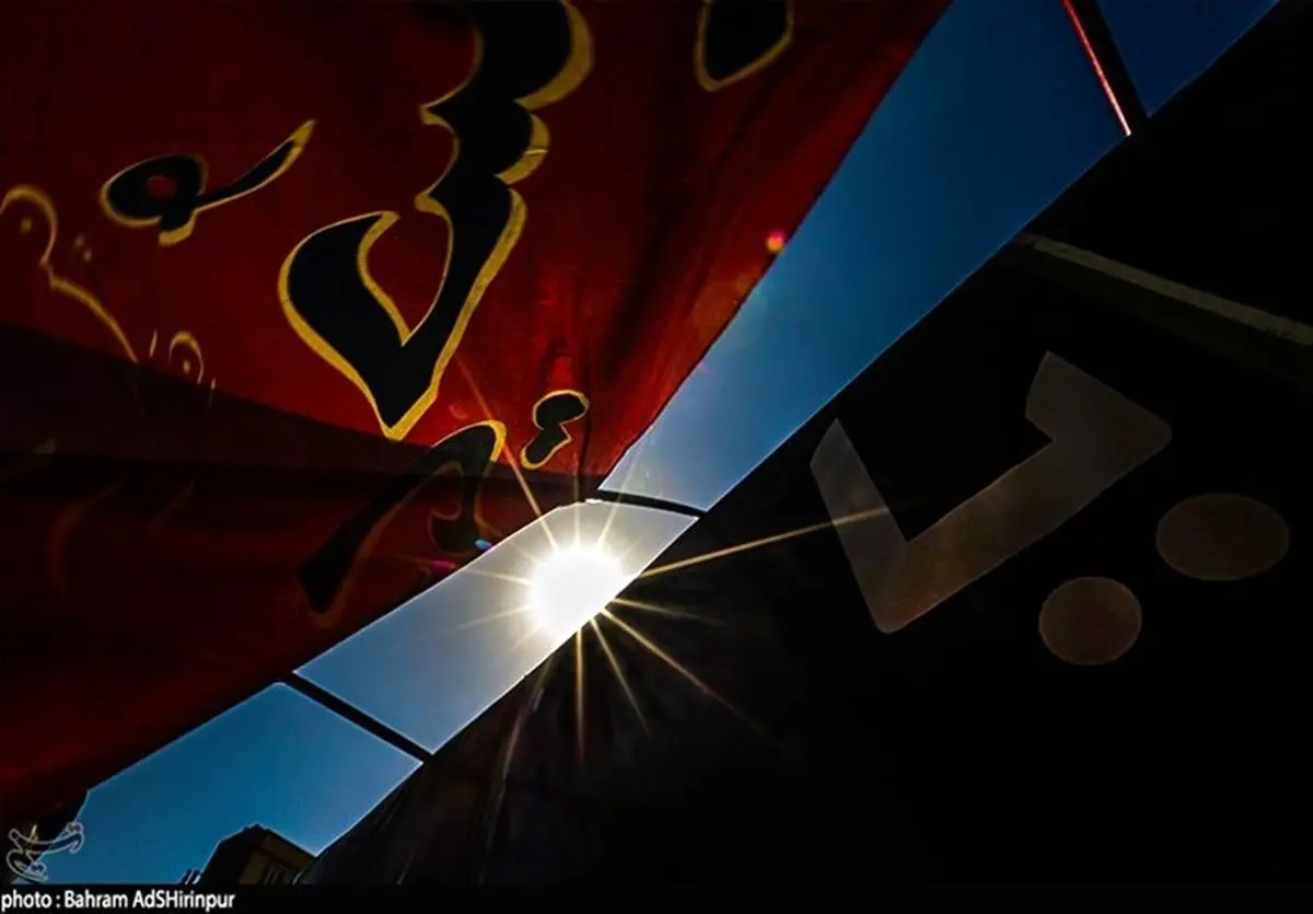 رنگ عزا بر تن دارالارشاد به روایت تصویر