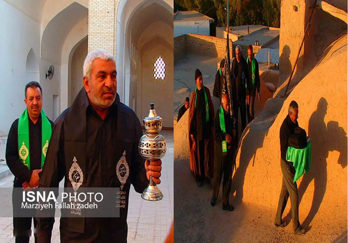 برپایی آیین سنتی «ماتم چهار مناره» در ابرکوه + تصاویر