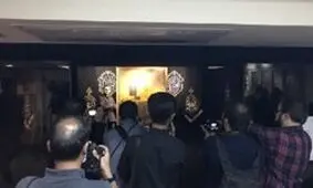 تابلوی «لشکر فاطمیون» رونمایی شد