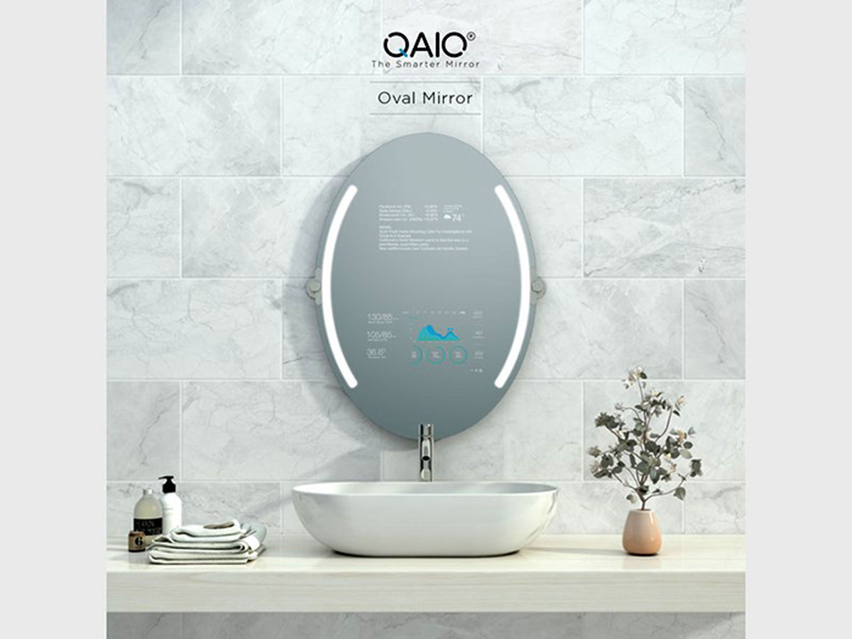 نمایشگر هوشمند مخصوص دستشویی