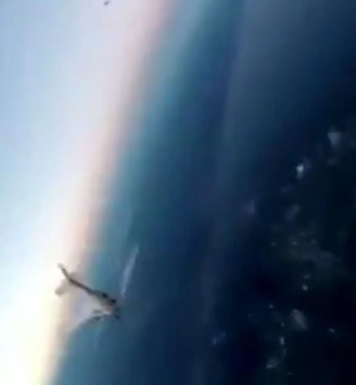 تصادف وحشتناک در آسمان