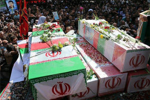 پیکر مطهر ۹ شهید گمنام دفاع مقدس در مشهد تشییع می شود