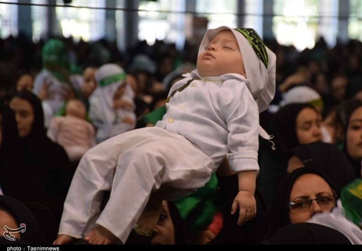 جلوههای شور و عشق حسینی در آئین شیرخوارگان حسینی در اراک