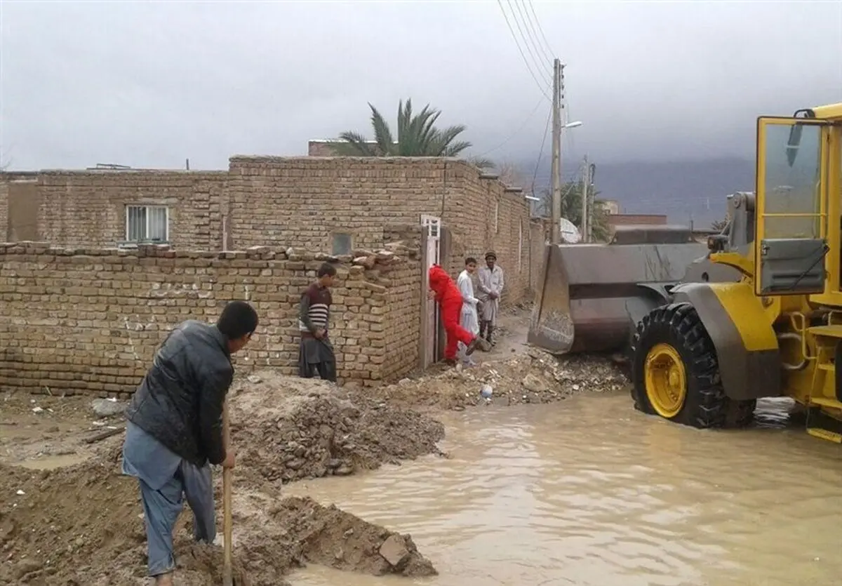 تخریب ۱۶۰ واحد مسکونی در پی بارندگی اخیر سیستان و بلوچستان‌ + تصاویر
