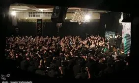 مراسم عزاداری هیئت رزمندگان اسلام قم به روایت تصویر