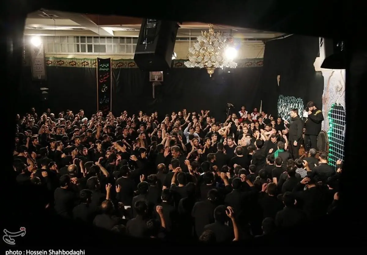 مراسم عزاداری هیئت رزمندگان اسلام قم به روایت تصویر