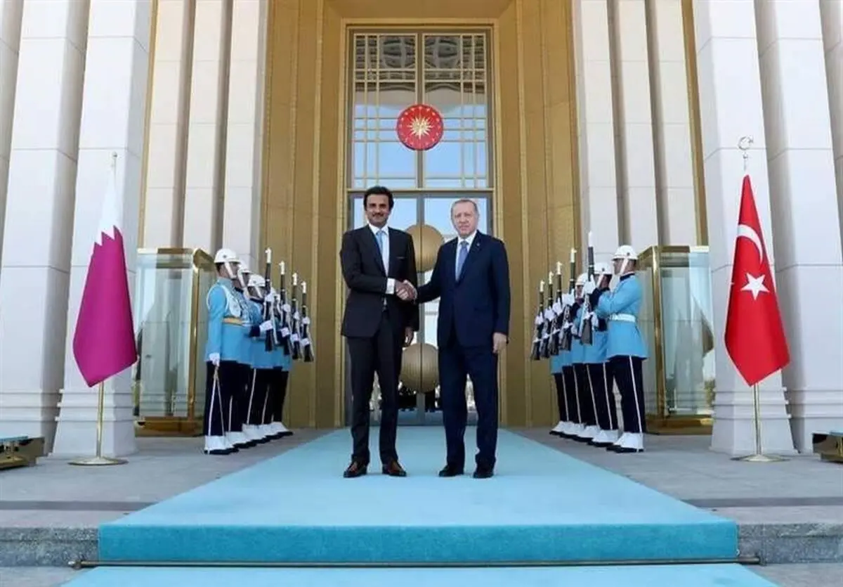 امیر قطر "قصر پرنده" به اردوغان هدیه داد + عکس