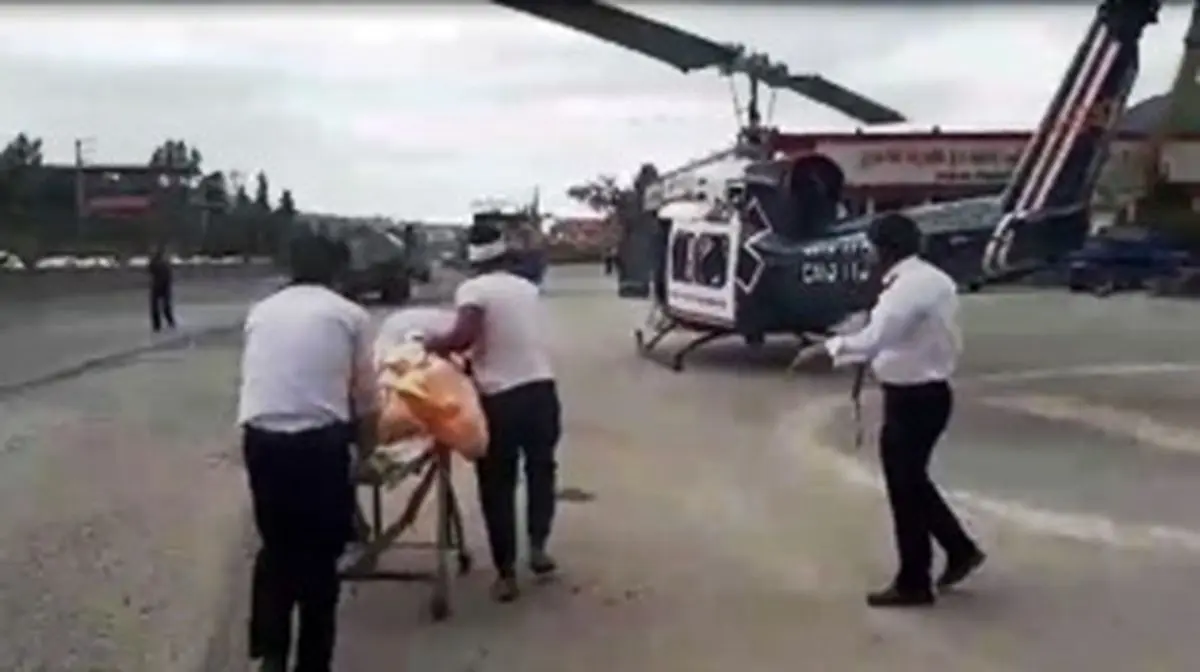 تصادف زنجیره‌ای با ۱ کشته و ۵ مصدوم در جاده هراز + فیلم