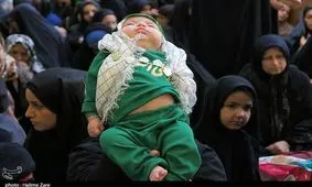 همایش شیرخوارگان حسینی در سراسر استان سمنان برگزار شد