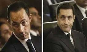 صدور دستور بازداشت دو پسر حسنی مبارک