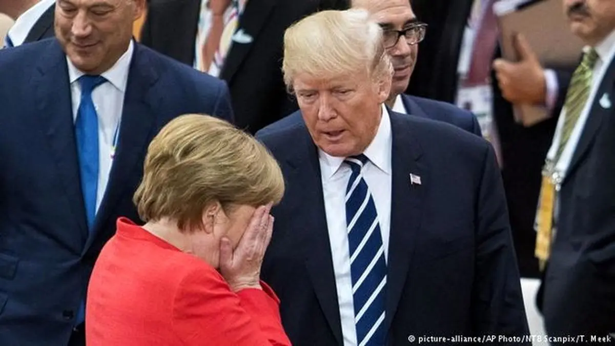 فشار ترامپ به مرکل برای مشارکت آلمان در حمله احتمالی به سوریه