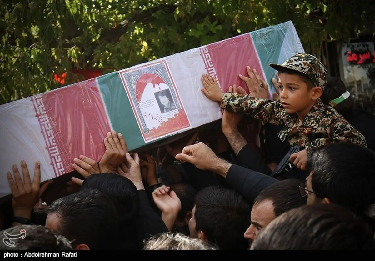پیکر ۹ شهید گمنام دفاع مقدس در اهواز تشییع می‌شود