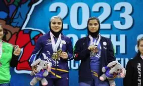 شاهکار دختران نوجوان و جوان وزنه‌برداری با ۵ طلای آسیا
