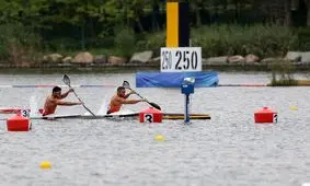 قایق دونفره مردان ایران به برنز رسید

