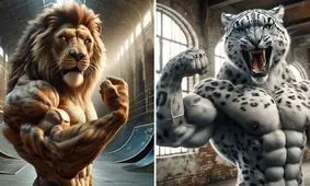 باشگاه بدنسازی حیوانات؛ کدام فیگور بازو بهتر است؟ 