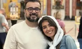 تصویری عاشقانه از مونا کرمی و سپند امیرسلیمانی زوج هنرمند در انتظار فرزند