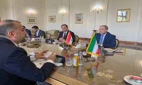 استقبال امیرعبدالهیان از وزیر خارجه سوریه

