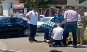 دستگیری موبایل قاپ توسط مردم/ ویدئو