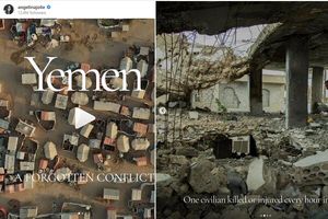 آنجلینا جولی در بحبوحه جنگ اوکراین عازم یمن شد