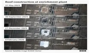 ایران بر فراز تأسیسات هسته‌ای نطنز سقف جدید احداث کرد