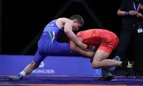 کشتی‌گیر ایران در کسب مدال برنز ناکام ماند
