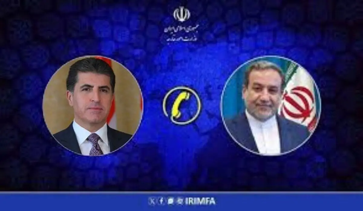 رایزنی عراقچی و بارزانی در مورد تقویت همکاری‌های ایران و عراق برای صیانت از مرزها
