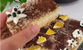 طرز تهیه شیرینی خامه ای برشی