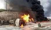 واژگونی تانکر سوخت قربانی گرفت