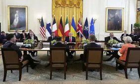  ترامپ، زلنسکی و رهبران اروپایی در کاخ سفید عکس یادگاری گرفتند
