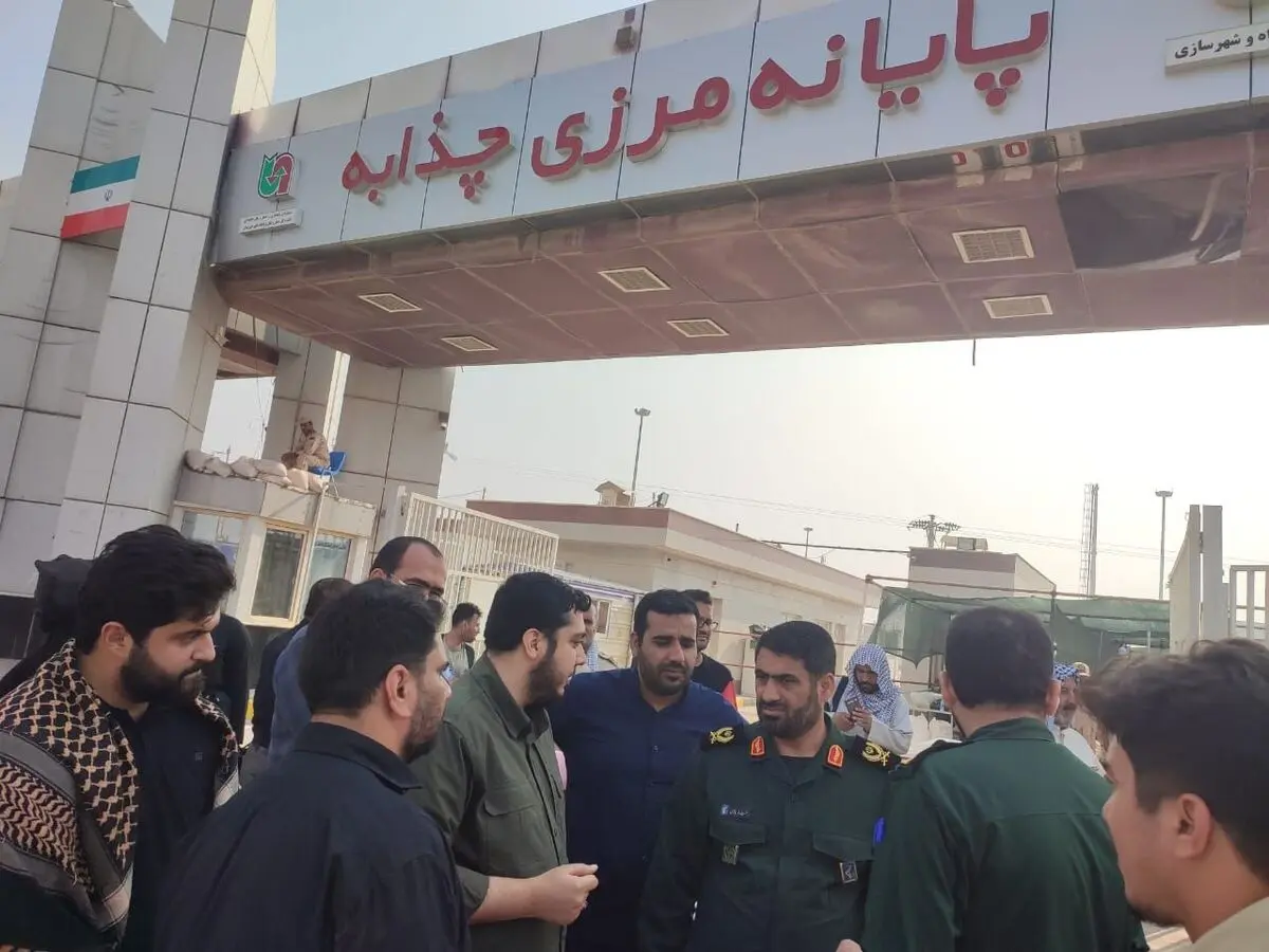 با حضور سردار باقری افتتاح موکب سلامت بسیج جامعه پزشکی در مرز شلمچه