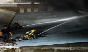 پایان عملیات اطفا حریق در انبار چسب تهران پس از حدود ۵۵ ساعت