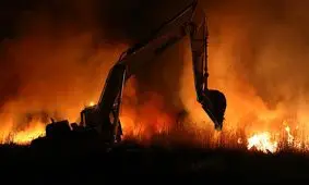 آتش تالاب میقان اراک مهار شد