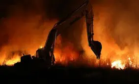 آتش تالاب میقان اراک مهار شد