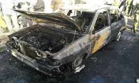 آتش سوزی در کارگاهی در خیابان خاوران