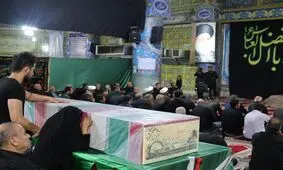 مراسم وداع با پیکر مطهر شهید غواص در شهریار به روایت تصویر