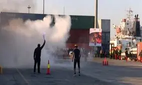 تجهیزات آتش‌نشانی و ایمنی بنادر استان بوشهر افزایش می‌یابد + تصاویر