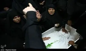 پیکر شهید مدافع حرم "اصغر الیاسی" در البرز تشییع شد