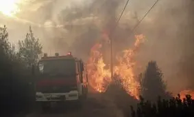 تشدید آتش‌سوزی‌های طبیعی در ایالت یوتای آمریکا