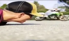 دریفت با موتور!