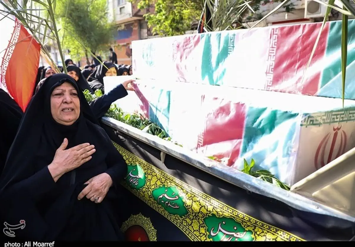 پیکرهای مطهر ۲ شهید گمنام در نکا تشییع می‌شود