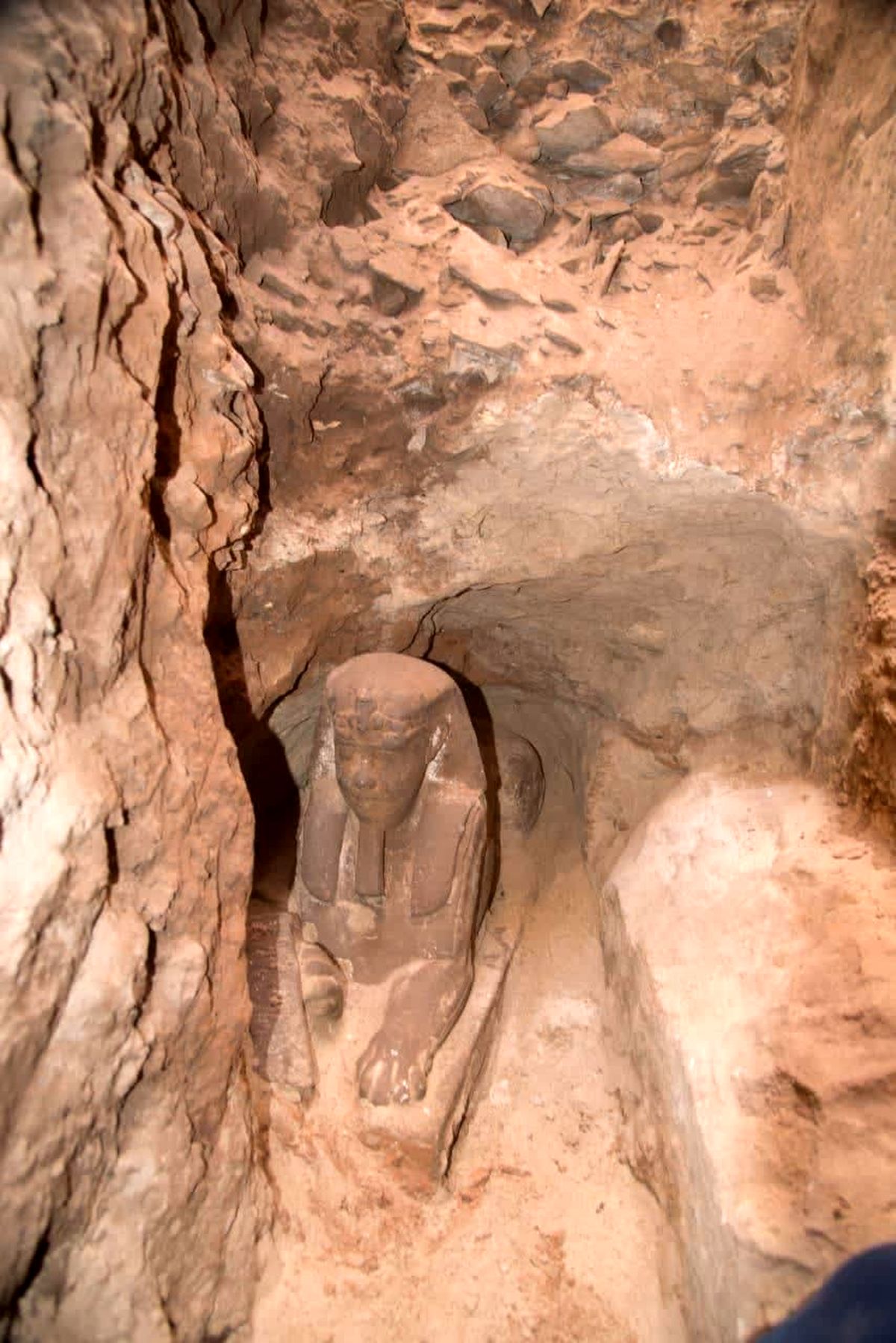 کشف مجسمه جدید ابوالهول در جنوب مصر