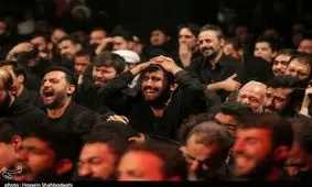 برگزاری مراسم عزاداری در هیئت فاطمیون قم به‌روایت تصویر